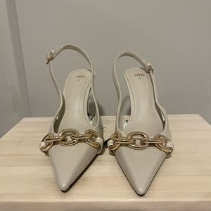 Brand new Zara sling backs with tags